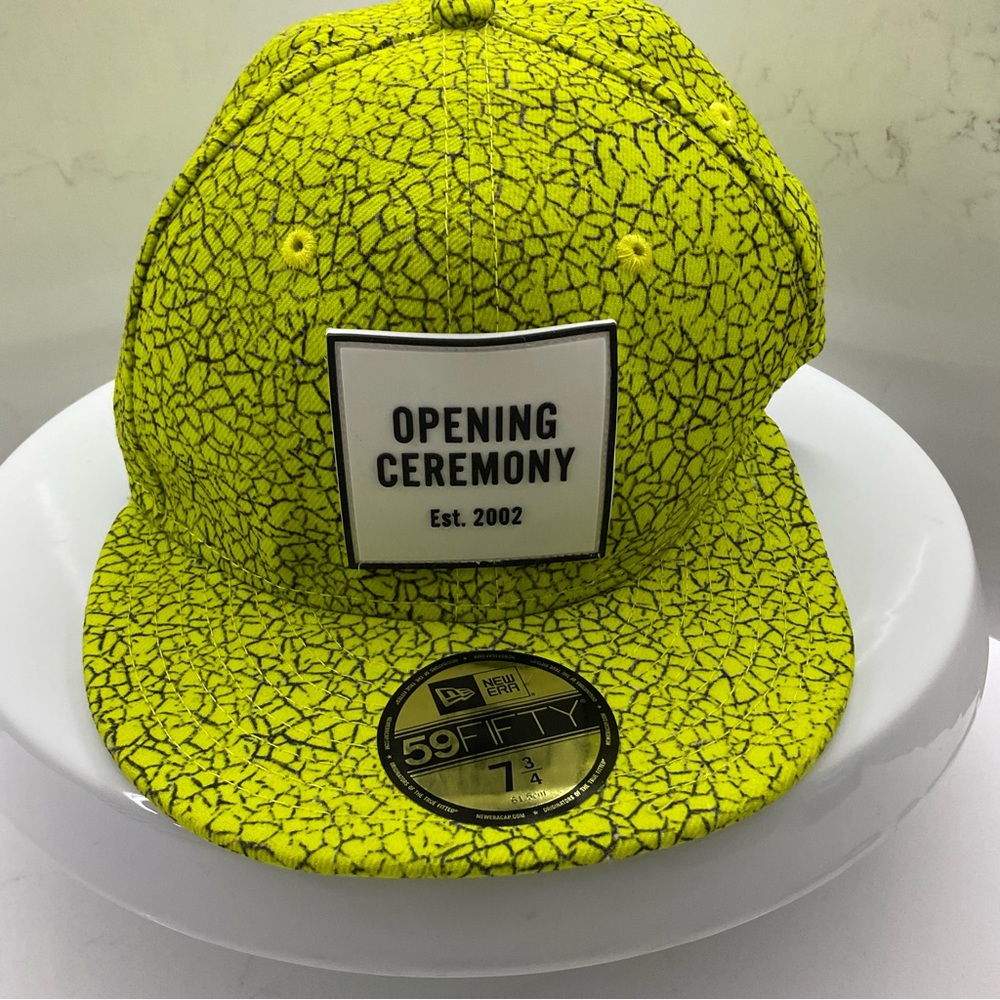 Opening Ceremony × NEWERA Baseball Cap 7 3/4 neon Patterned